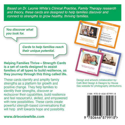 Helping Families Thrive Cards - Strengths Cards Cover Back